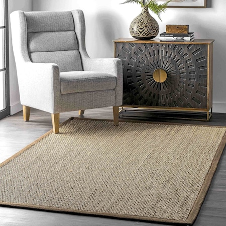 Nuloom Elijah Farmhouse Seagrass Area Rug 6ft x 9ft BHSG01E-609